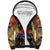 Australia and New Zealand ANZAC Day Sherpa Hoodie Kangaroo and Kiwi Bird Soldier-Honor and Remember Vintage Style