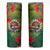 Cook Islands ANDAC Day Skinny Tumbler Honor and Remember Soliders-Forever in My Thoughts Grunge Style
