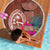 Chamorro Biba Guam Beach Blanket Latte Stone Tribal and Hibiscus Flower Tapa Pattern