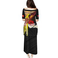 Papua New Guinea Remembrance Day Family Matching Puletasi and Hawaiian Shirt Bird of Paradise Plumeria Flower and Polynesian Pattern LT03 - Polynesian Pride