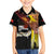 Papua New Guinea Remembrance Day Kid Hawaiian Shirt Bird of Paradise Plumeria Flower and Polynesian Pattern
