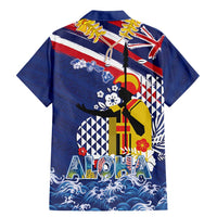 Hawaii King Kamehameha Day Family Matching Mermaid Dress and Hawaiian Shirt Lei Sea Waves Polynesian Tapa Pattern LT03 - Polynesian Pride