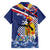 Hawaii King Kamehameha Day Hawaiian Shirt Lei Sea Waves Polynesian Tapa Pattern