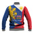 Philippines Independence Day Baseball Jacket Araw ng Kalayaan Polynesian Sun and YAKAN Pattern