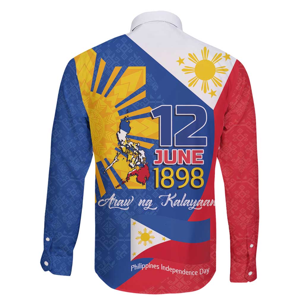 Philippines Independence Day Family Matching Mermaid Dress and Hawaiian Shirt Araw ng Kalayaan Polynesian Sun and YAKAN Pattern LT03 - Polynesian Pride