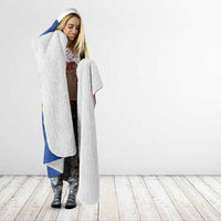 Philippines Independence Day Hooded Blanket Araw ng Kalayaan Polynesian Sun and YAKAN Pattern