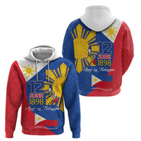 Philippines Independence Day Hoodie Araw ng Kalayaan Polynesian Sun and YAKAN Pattern LT03 - Polynesian Pride