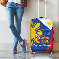Philippines Independence Day Luggage Cover Araw ng Kalayaan Polynesian Sun and YAKAN Pattern LT03 - Polynesian Pride