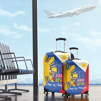 Philippines Independence Day Luggage Cover Araw ng Kalayaan Polynesian Sun and YAKAN Pattern LT03 - Polynesian Pride