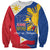 Philippines Independence Day Sweatshirt Araw ng Kalayaan Polynesian Sun and YAKAN Pattern
