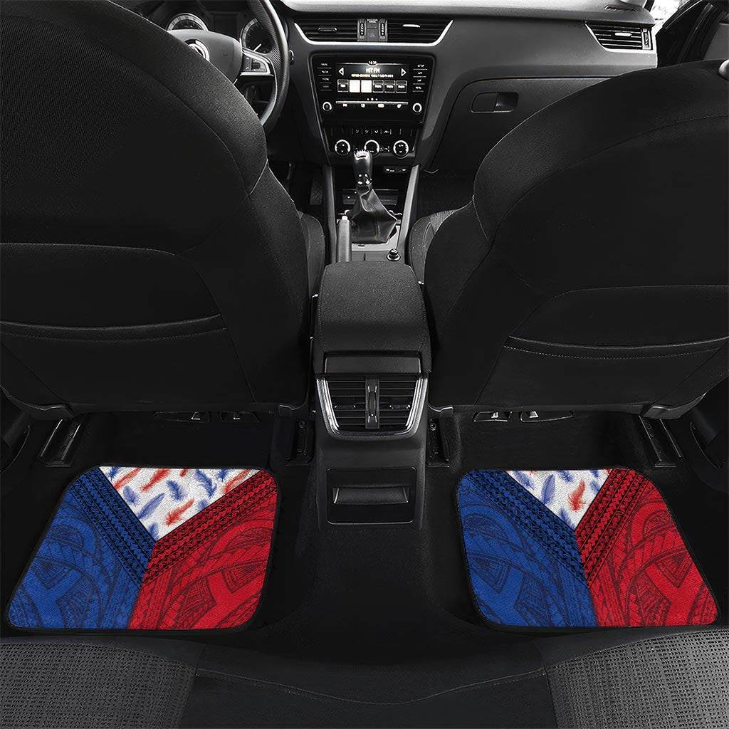 Philippines Independence Day 126th Anniversary Car Mats Polynesian Pattern National Flag Style