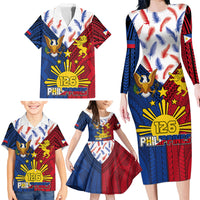 Philippines Independence Day 126th Anniversary Family Matching Long Sleeve Bodycon Dress and Hawaiian Shirt Polynesian Pattern National Flag Style LT03 - Polynesian Pride