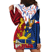 Philippines Independence Day 126th Anniversary Hoodie Dress Polynesian Pattern National Flag Style LT03 - Polynesian Pride