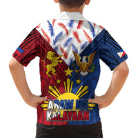 Philippines Independence Day 126th Anniversary Kid Hawaiian Shirt Polynesian Pattern National Flag Style