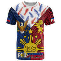 Philippines Independence Day 126th Anniversary T Shirt Polynesian Pattern National Flag Style