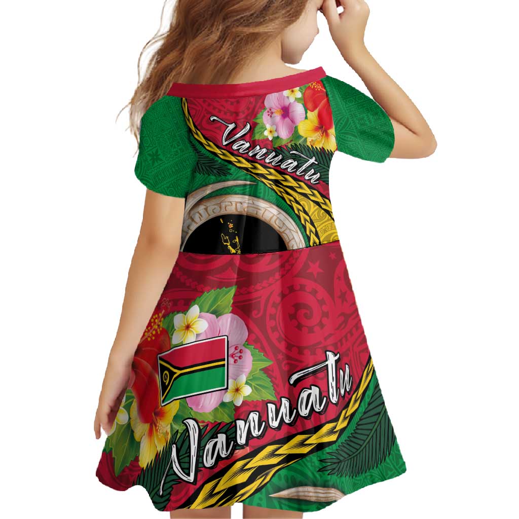Vanuatu Tribal Boar Tusk Family Matching Off Shoulder Maxi Dress and Hawaiian Shirt Tropical Plants with Namele and Melanesian Pattern LT03 - Polynesian Pride