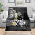 Hawaiian Plumeria Turtles Blanket Polynesian Art Tattoo