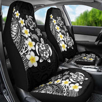 Hawaiian Plumeria Turtles Car Seat Cover Polynesian Art Tattoo LT03 - Polynesian Pride
