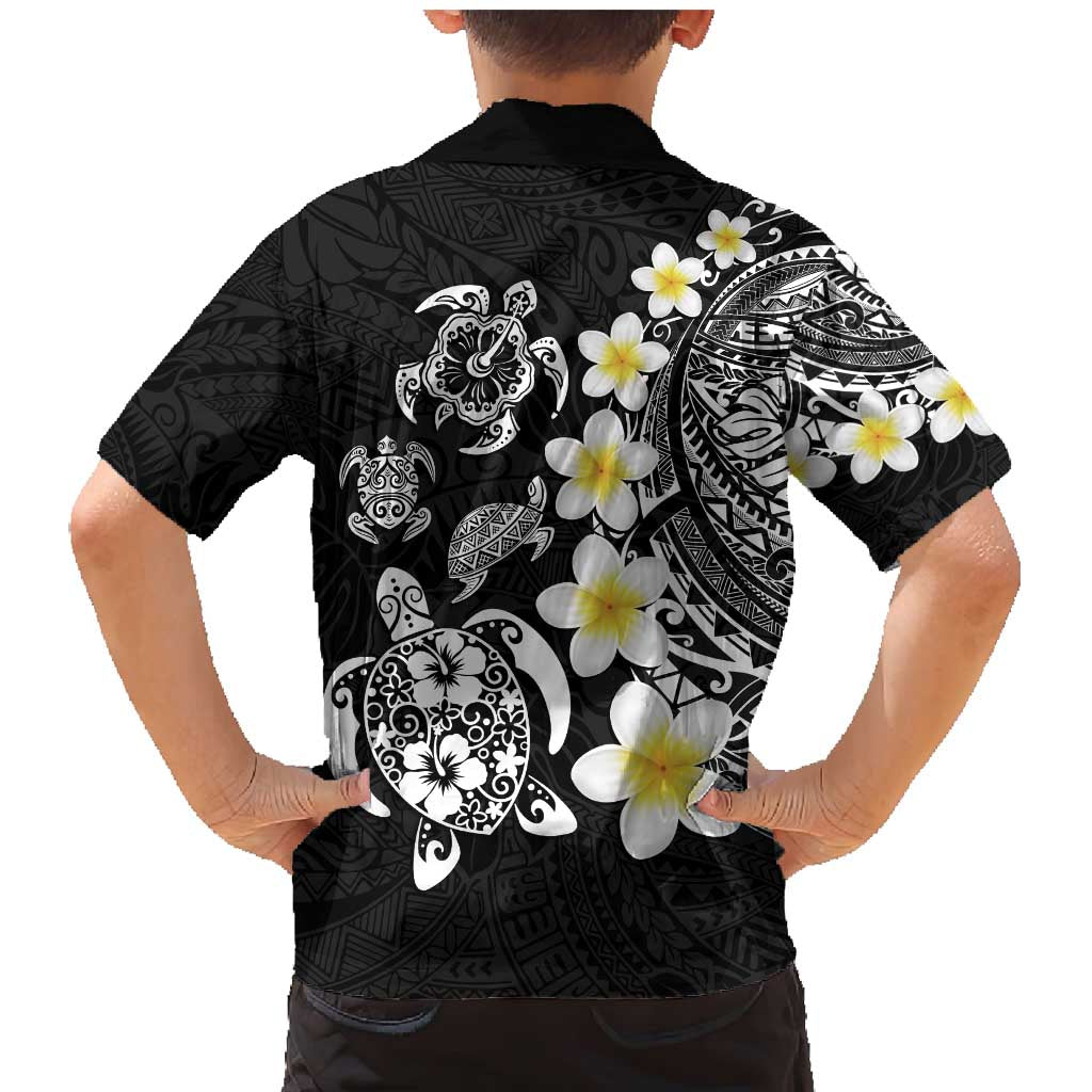 Hawaiian Plumeria Turtles Family Matching Mermaid Dress and Hawaiian Shirt Polynesian Art Tattoo LT03 - Polynesian Pride