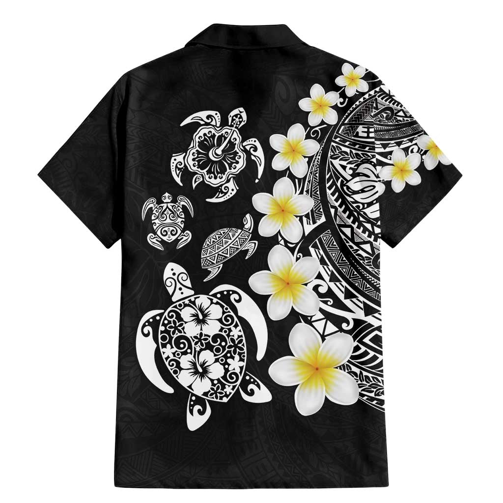 Hawaiian Plumeria Turtles Family Matching Mermaid Dress and Hawaiian Shirt Polynesian Art Tattoo LT03 - Polynesian Pride