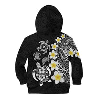Hawaiian Plumeria Turtles Kid Hoodie Polynesian Art Tattoo LT03 - Polynesian Pride