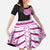 Samoan Art Tattoo Polynesian Pattern Family Matching Puletasi and Hawaiian Shirt Pink Out Color