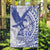 Samoa Pago Pago Aeto Garden Flag Wingstyle Blue-White Color - Polynesian Pride