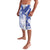 Samoa Pago Pago Aeto Lavalava Wingstyle Blue-White Color - Polynesian Pride