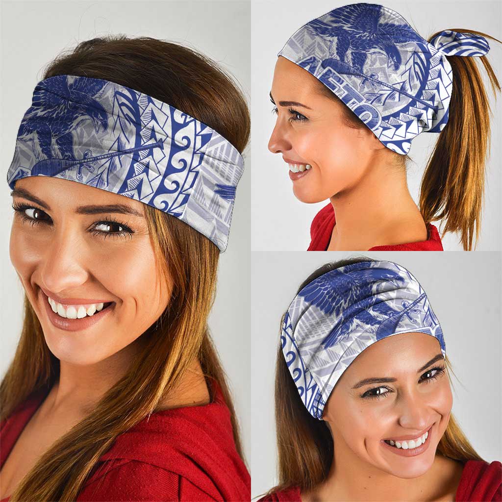 American Samoa Pago Pago Aeto Neck Gaiter Wingstyle Blue-White Color LT03