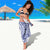 Samoa Pago Pago Aeto Sarong Wingstyle Blue-White Color - Polynesian Pride