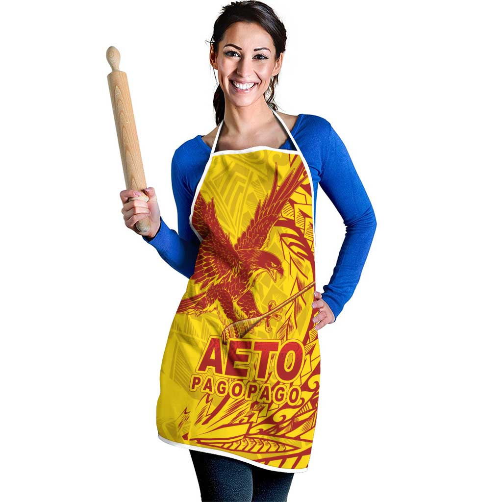 Samoa Pago Pago Aeto Apron Wingstyle Red-Gold Color - Polynesian Pride