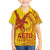 Samoa Pago Pago Aeto Kid Hawaiian Shirt Wingstyle Red-Gold Color - Polynesian Pride