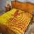 Samoa Pago Pago Aeto Quilt Wingstyle Red-Gold Color - Polynesian Pride
