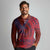 Samoa Pago Pago Aeto Long Sleeve Polo Shirt Wingstyle Red-Blue Color - Polynesian Pride