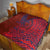 Samoa Pago Pago Aeto Quilt Wingstyle Red-Blue Color - Polynesian Pride