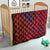 Samoa Pago Pago Aeto Quilt Wingstyle Red-Blue Color - Polynesian Pride