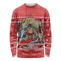 new-zealand-christmas-long-sleeve-shirt-santa-catch-the-wave-maori-pattern-retro-style