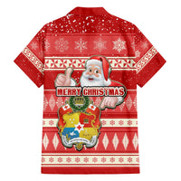tonga-christmas-hawaiian-shirt-the-santa-coat-of-arms-with-ngatu-and-snow-pattern