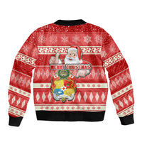 tonga-christmas-sleeve-zip-bomber-jacket-the-santa-coat-of-arms-with-ngatu-and-snow-pattern