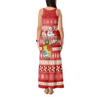 tonga-christmas-tank-maxi-dress-the-santa-coat-of-arms-with-ngatu-and-snow-pattern