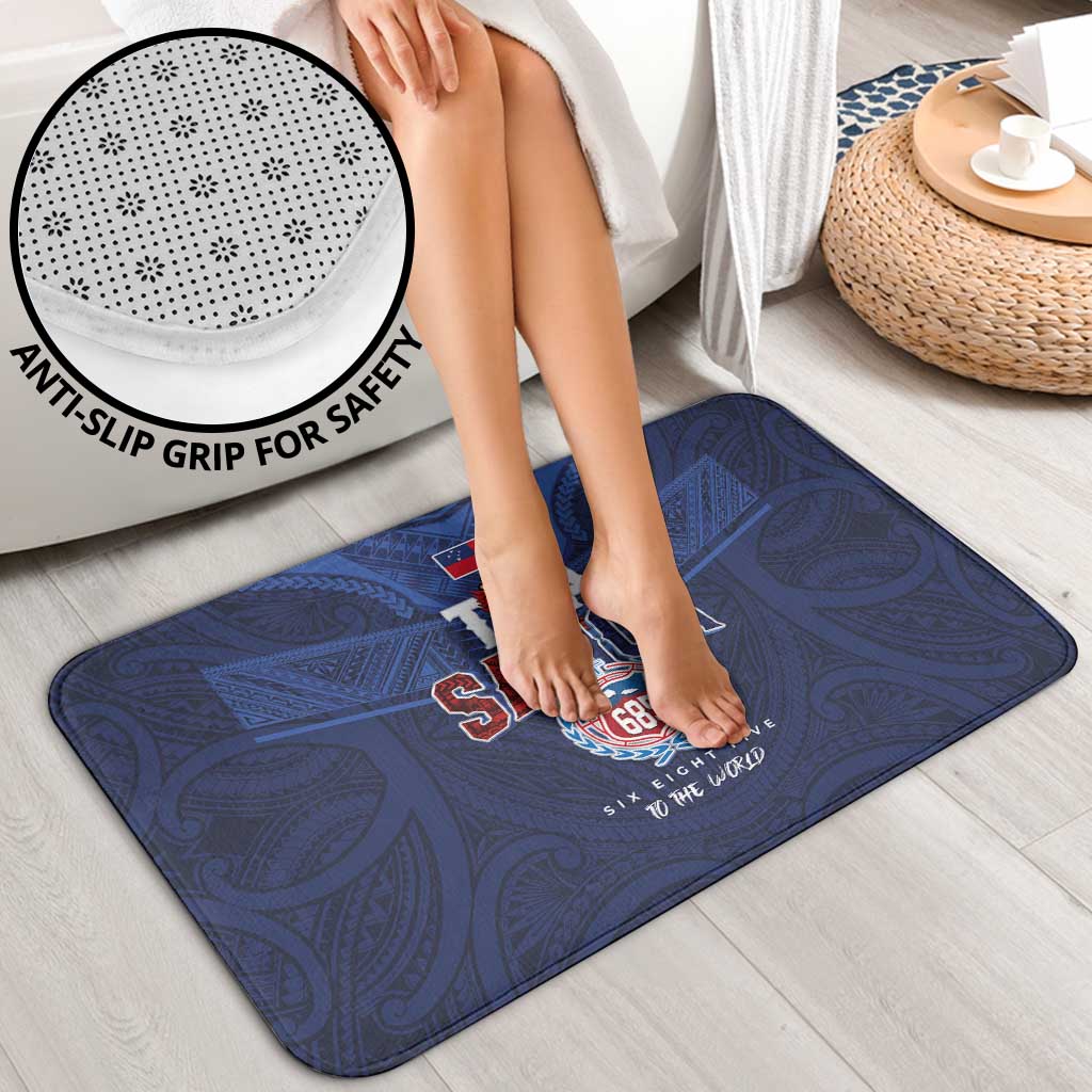 Rugby Toa Samoa Bathroom Set Champions Six Eight Five - Polynesian Pride