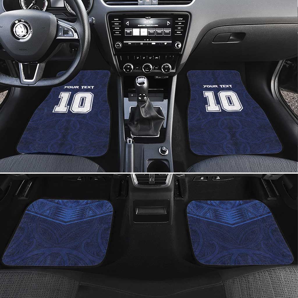 Custom Rugby Toa Samoa Car Mats Champions Six Eight Five - Polynesian Pride