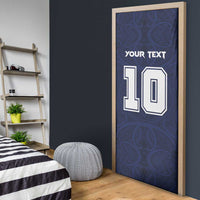 Custom Rugby Toa Samoa Door Cover Champions Six Eight Five - Polynesian Pride