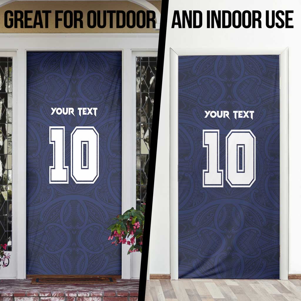 Custom Rugby Toa Samoa Door Cover Champions Six Eight Five - Polynesian Pride