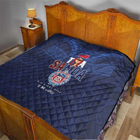 Rugby Toa Samoa Quilt Champions Six Eight Five - Polynesian Pride