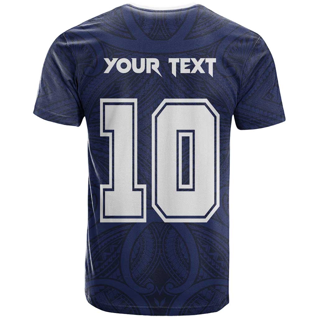 Custom Rugby Toa Samoa T Shirt Champions Six Eight Five - Polynesian Pride