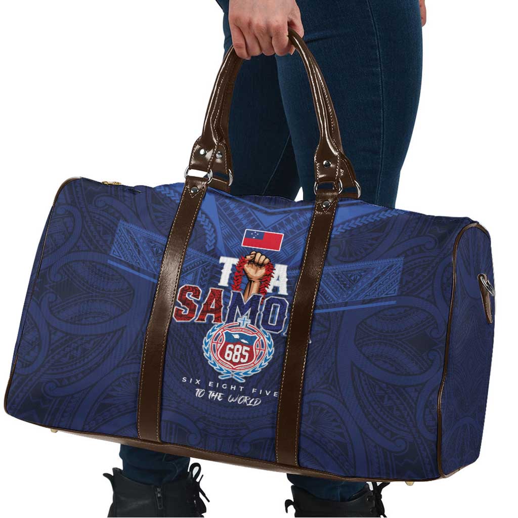 Rugby Toa Samoa Travel Bag Champions Six Eight Five - Polynesian Pride