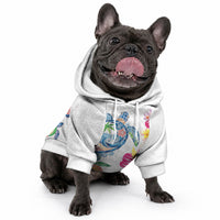 Hawaiian Abstract Art Turtles Pet Hoodie LT03 - Polynesian Pride