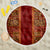 Hawaii Style Hibiscus and Tribal Element Fabric Patchwork Beach Blanket LT03 One Size 150cm Red - Polynesian Pride