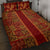 Hawaii Style Hibiscus and Tribal Element Fabric Patchwork Quilt Bed Set LT03 - Polynesian Pride